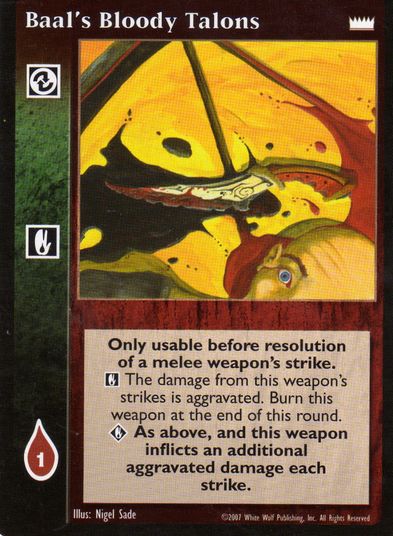 Baals Bloody Talons