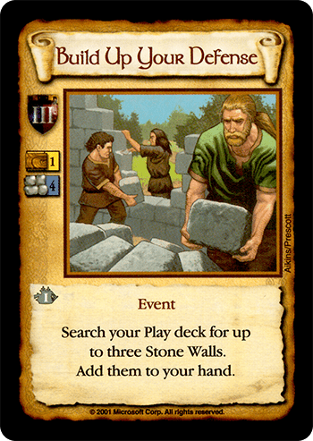 Build Up Your Defenses