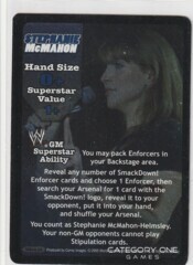 SmackDown! GM Stephanie McMahon Superstar Card (SS3)