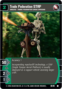 Trade Federation STAP - Foil