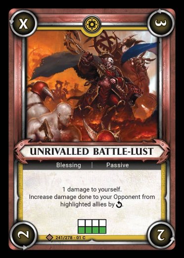 Unrivalled Battle-Lust