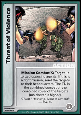 Threat of Violence (Foil)