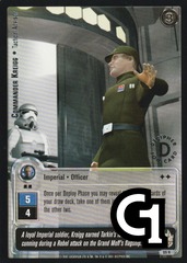 Commander Kreigg - Tactical Advisor (L) - Silver Stamped