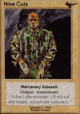 Nine Cuts, Mercenary Assassin