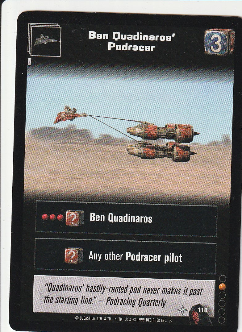 Ben Quadinaros Podracer [Beta]