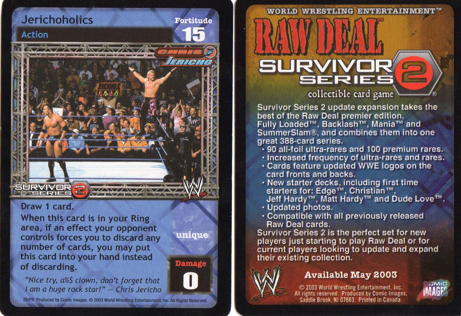 Jerichoholics (SS2 Promo)