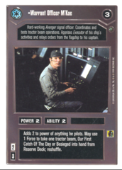 Warrant Officer M'Kae [White Border]