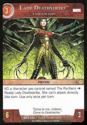 Lady Deathstrike, Lady for Hire - Foil