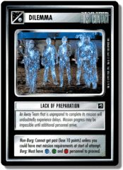 Lack of Preparation [Foil]