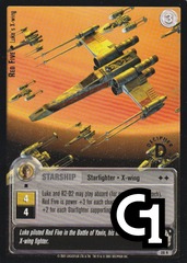 Red Five - Luke's X-wing (R) - Silver Stamped