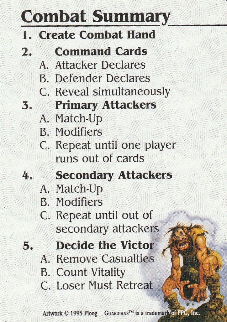 Rules Card