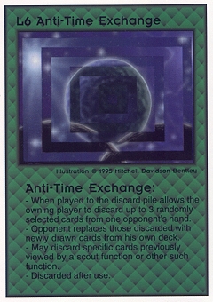 Anti-Time Exchange