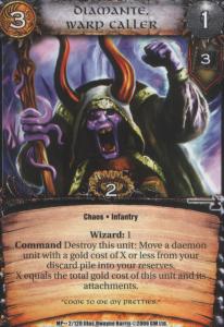 Diamante, Warp Caller