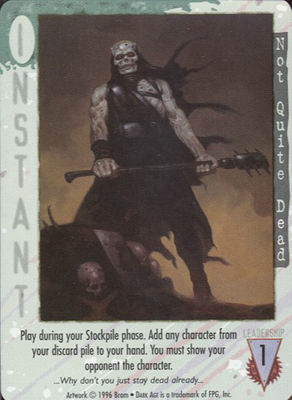 Not Quite Dead