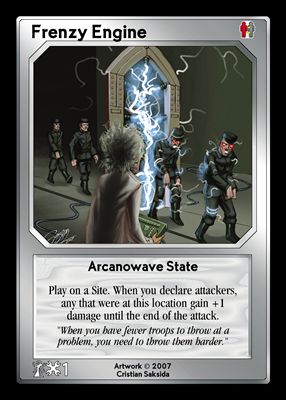 Frenzy Engine, Arcanowave State