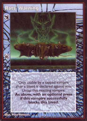 Rats Warning