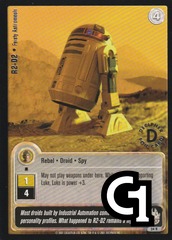 R2-D2 - Feisty Astromech (L) - Silver Stamped