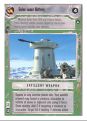 Golan Laser Battery [White Border]