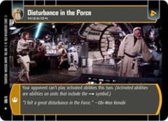 Disturbance in the Force