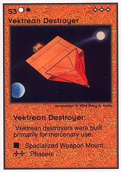 Vektrean Mercenaries Destroyer
