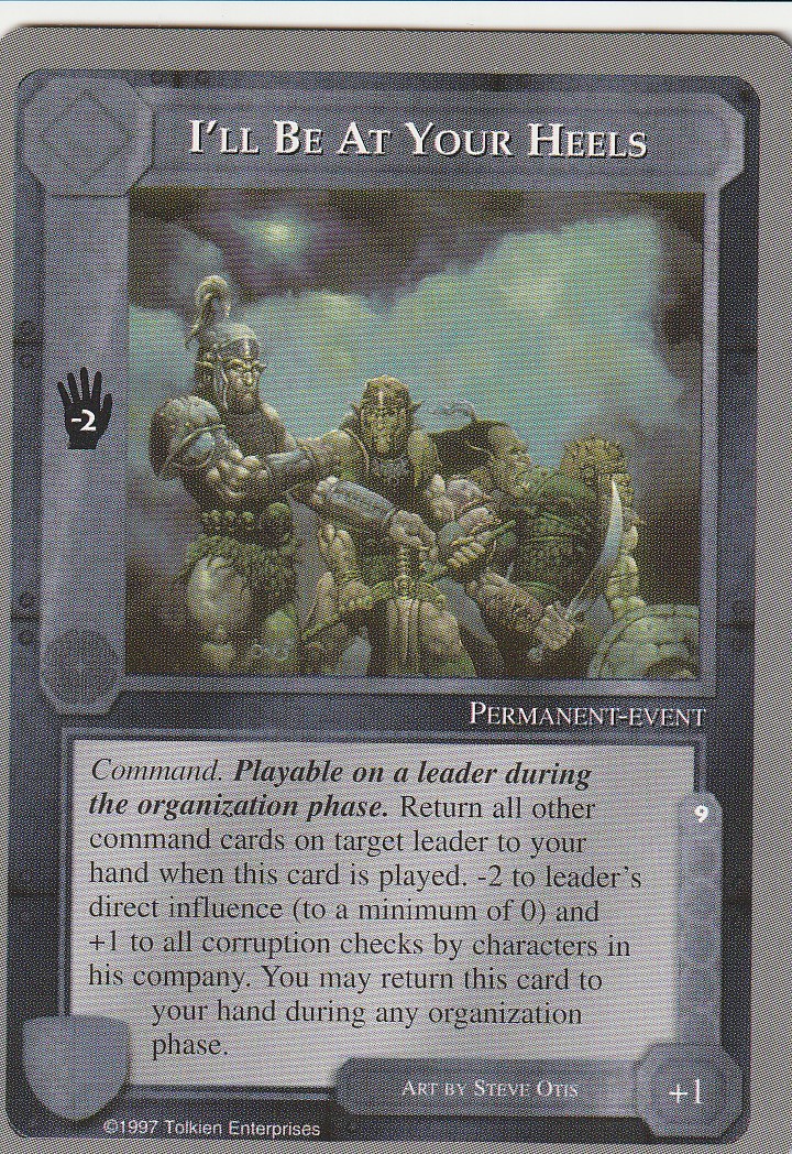 Ill Be At Your Heels [Reprint] - LE192
