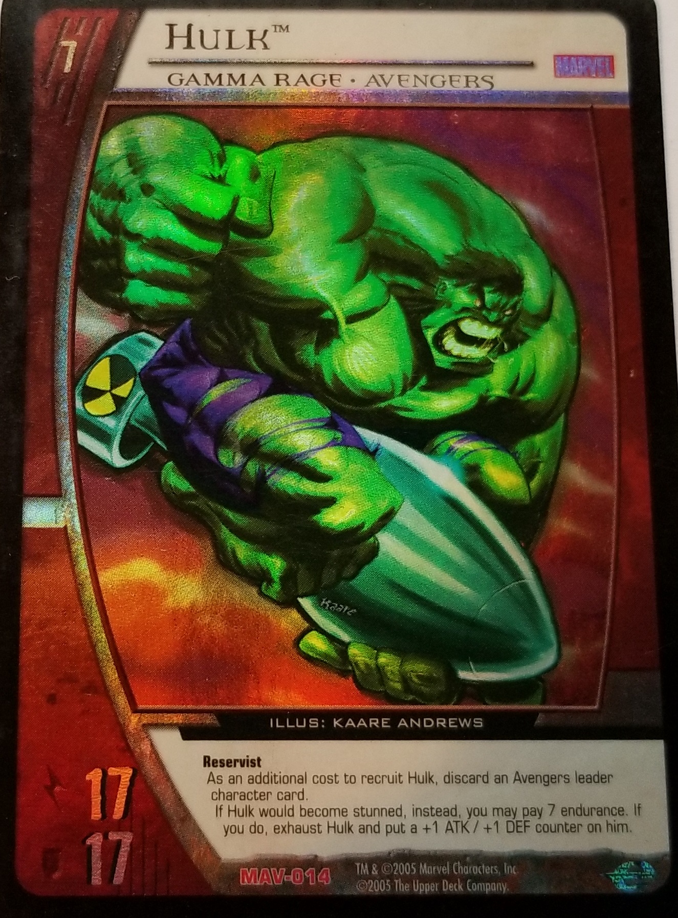 Hulk, Gamma Rage (EA)