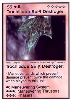 Trochilidae Swift Destroyer
