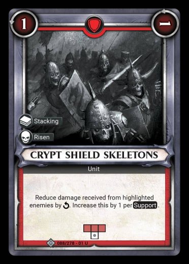Crypt Shield Skeletons