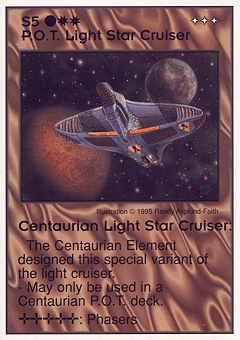P. O. T. Lt Star Cruiser - Centaurian