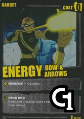 Energy Bows and Arrows
