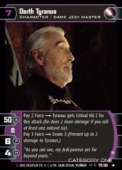 Darth Tyranus (B) - Foil