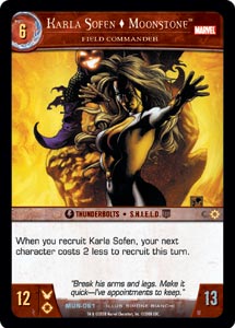 Karla Sofen  Moonstone, Field Commander - Foil