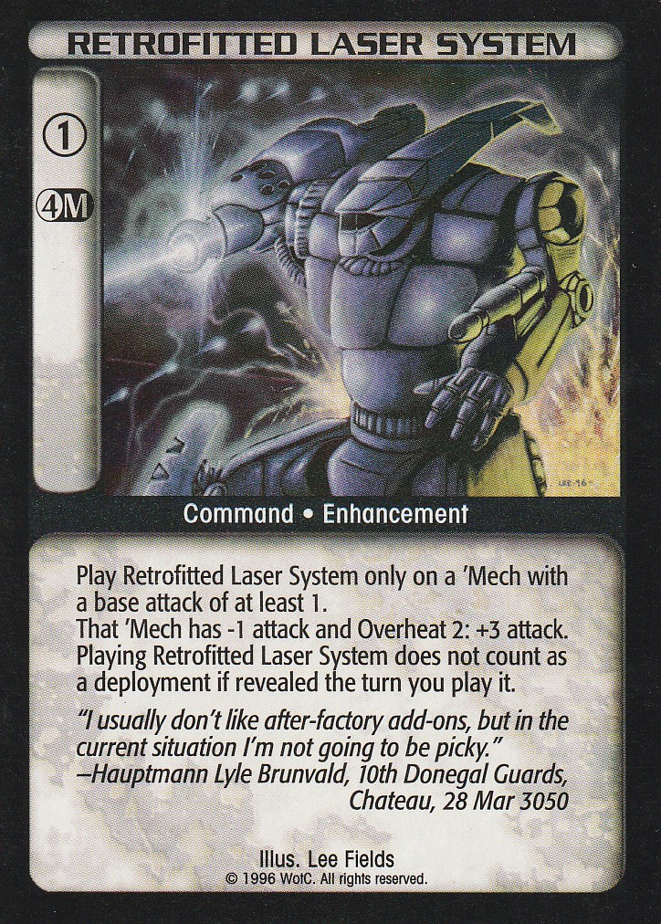 Retrofitted Laser System