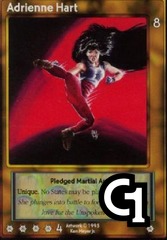 Adrienne Hart, Pledged Martial Artist