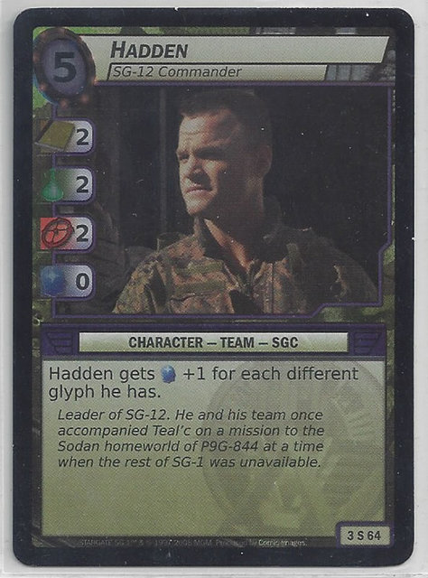 Hadden, SG-12 Commander - Foil