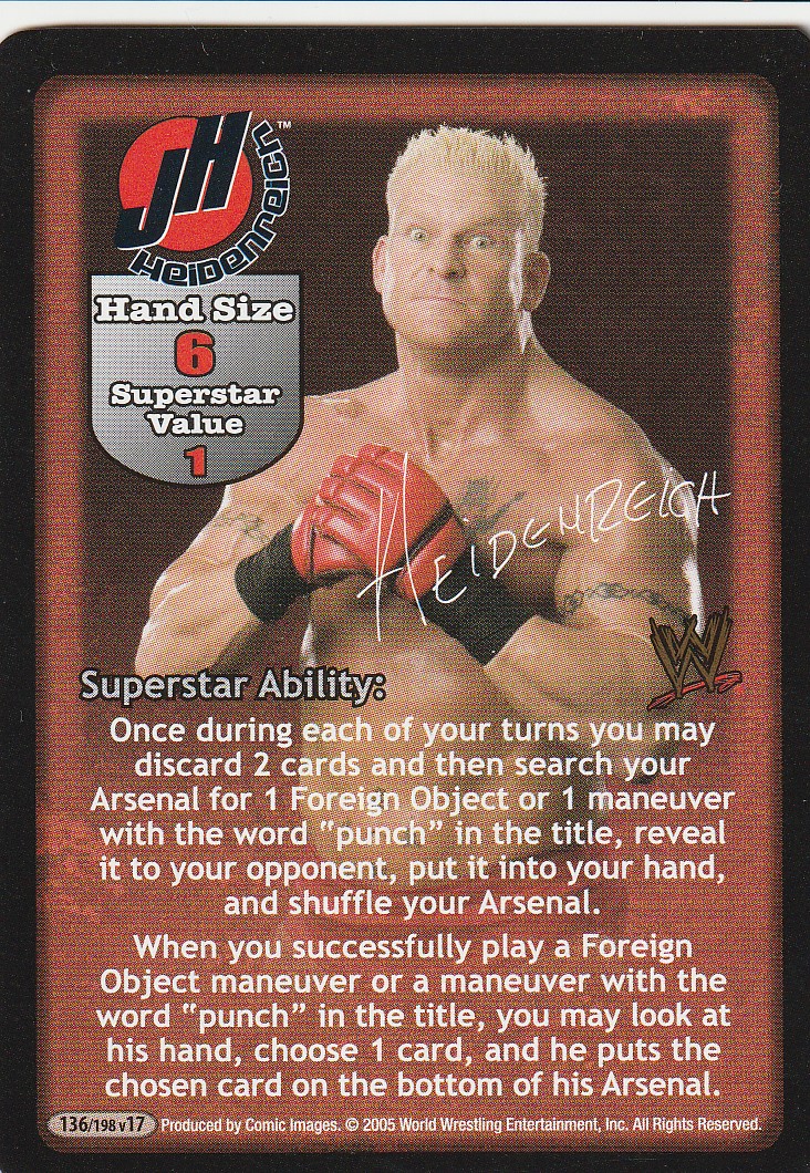 Heidenreich Superstar Card