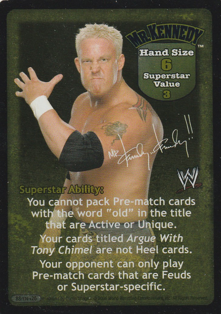 Mr. Ken Kennedy Superstar Card