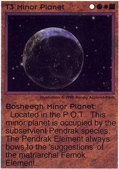 Bosheegh Minor Planet