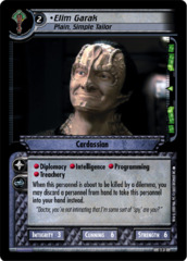 Elim Garak, Plain, Simple Tailor [Promo]