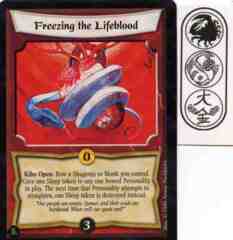 Freezing the Lifeblood
