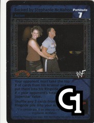 Backed by Stephanie McMahon (SS1) Foil