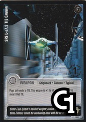 SFS L-s7.2 TIE Cannon - 1st Day Stamped