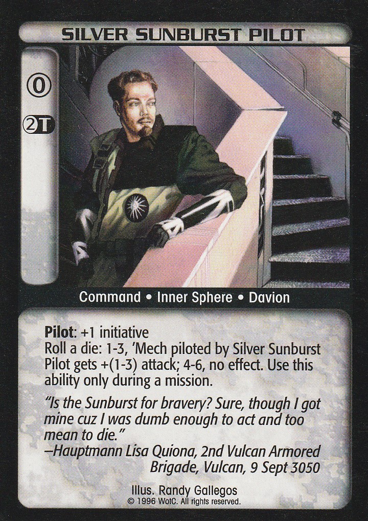 Silver Sunburst Pilot