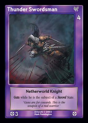 Thunder Swordsman, Netherworld Knight