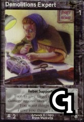 Demolitions Expert, Rebel Supporter