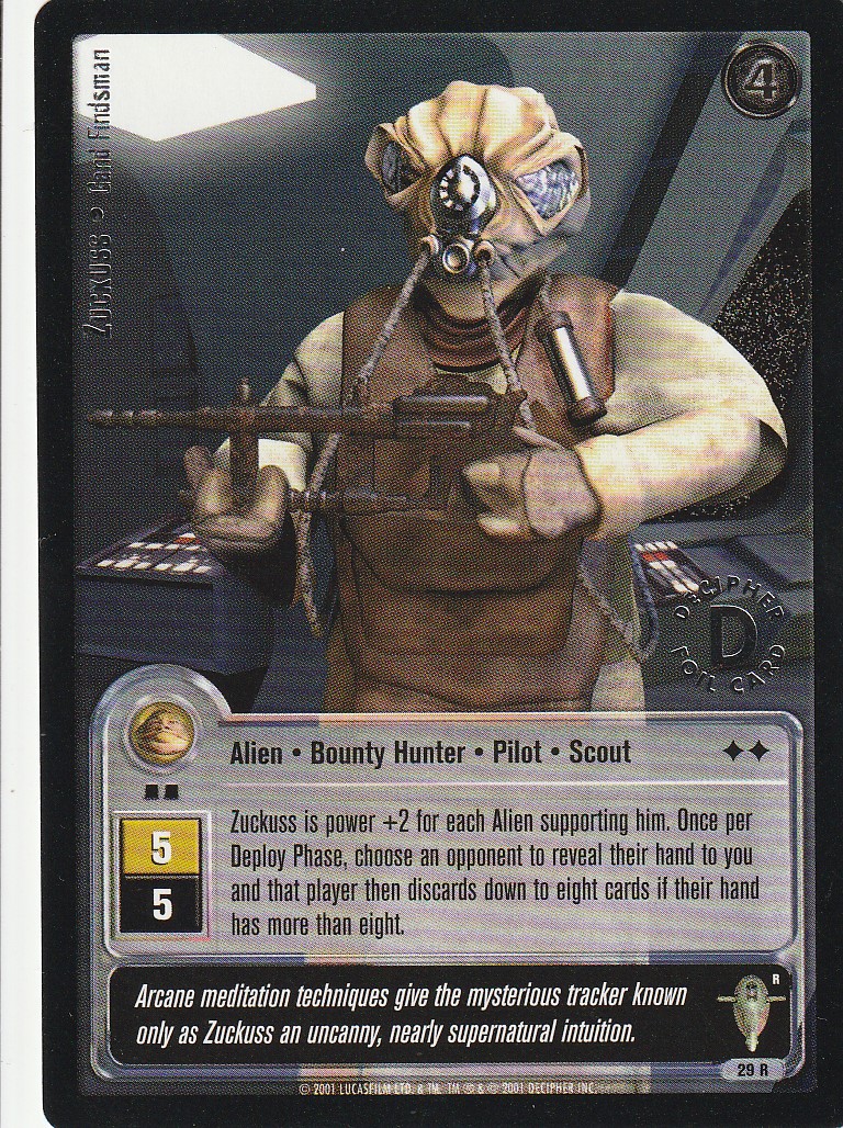 Zuckuss - Gand Findsman (R) - Silver Stamped