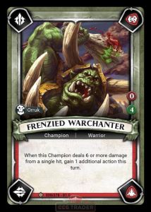 Frienzied Warchanter - Foil
