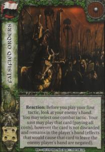 Falsfied Orders