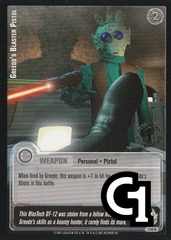 Greedo's Blaster Pistol (L) - 1st Day Stamped