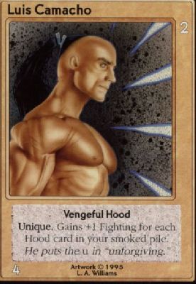 Luis Camacho, Vengeful Hood